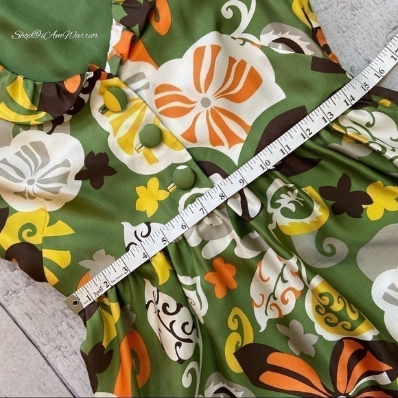 J. Crew Collection rare silk twill Bahia floral ruffle dress *shop@iamwarrior - Picture 12 of 17